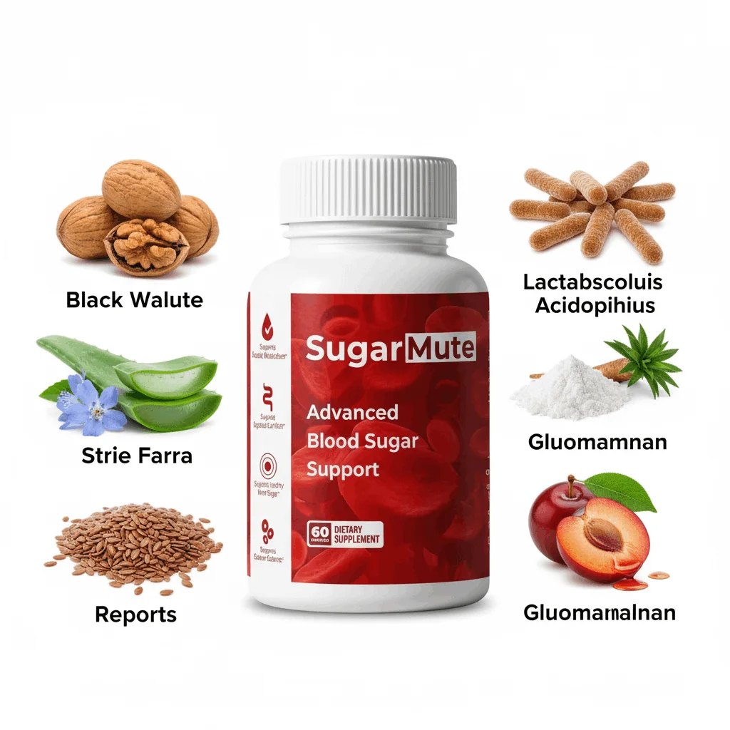 SugarMute natural supplement supporting healthy blood sugar